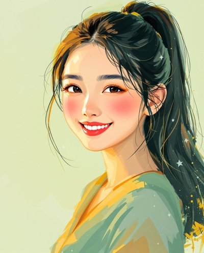叶青禾人物肖像